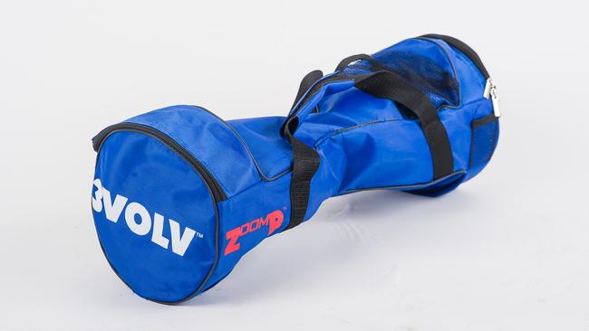 Commute ... The 3VOLV electric skateboards come with a carry bag for easier commuting.