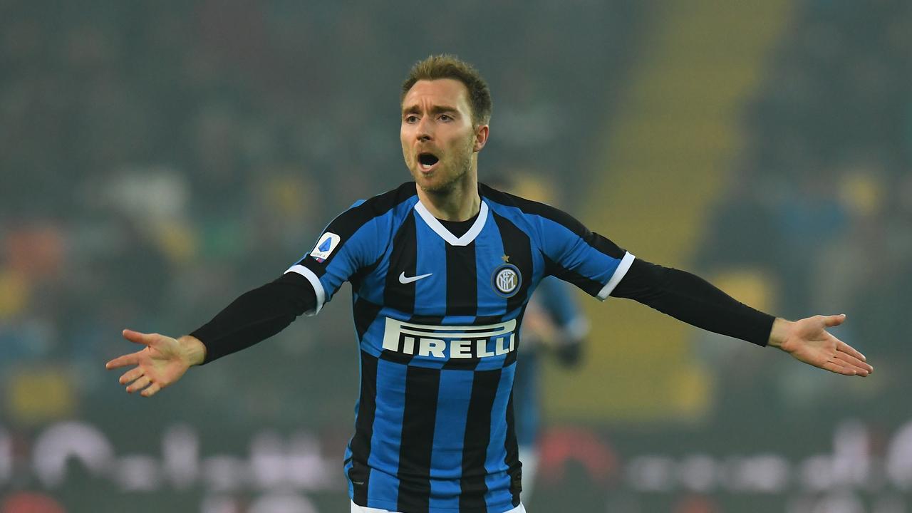 Eriksen won’t play for Inter Milan again due to Italy’s strict rules. (Photo by Alessandro Sabattini/Getty Images)