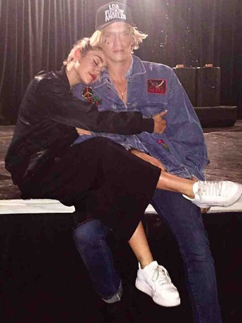 Miley Cyrus is close to Australian singer Cody Simpson. Picture: Instagram