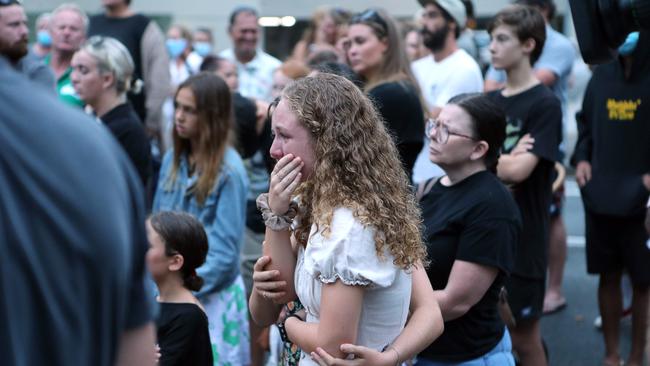 A candlelit vigil for 9-year-old student is held at Tweed Heads Public School after her body was found following a five day search in the NSW Blue Mountains. Picture: NCA NewsWire / Richard Gosling