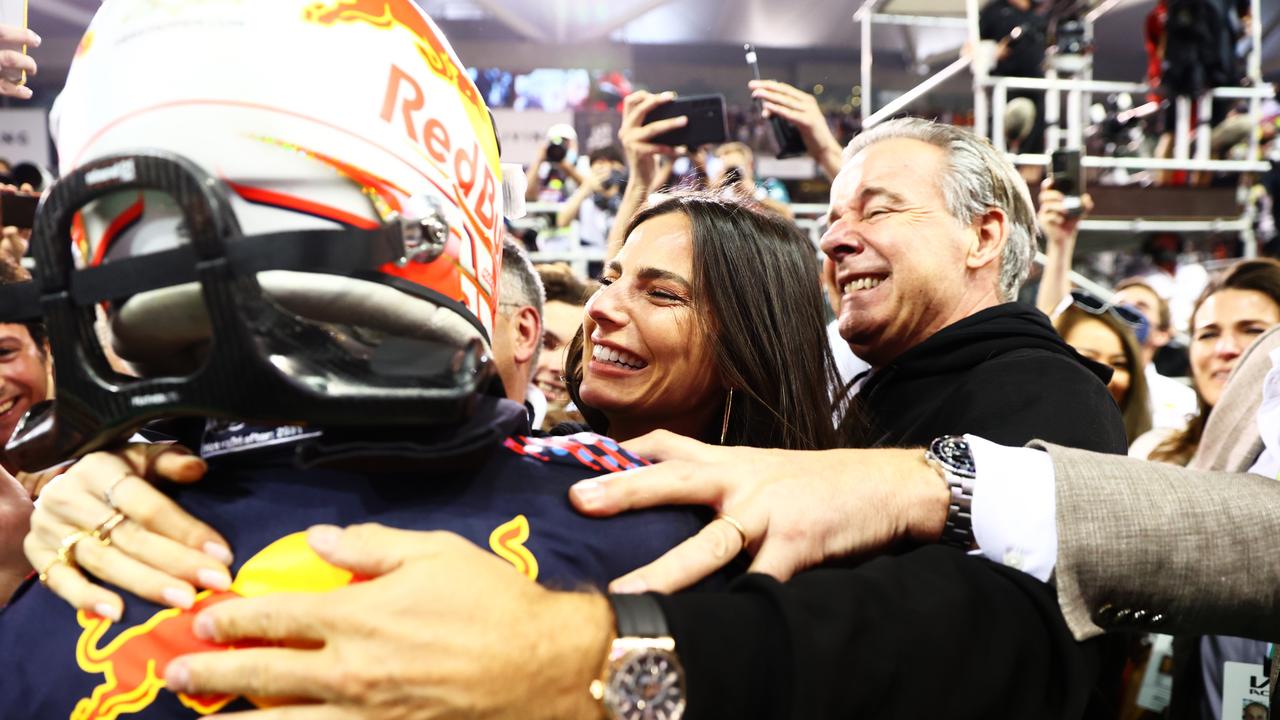 Winners are grinners. (Photo by Dan Istitene - Formula 1/Formula 1 via Getty Images)