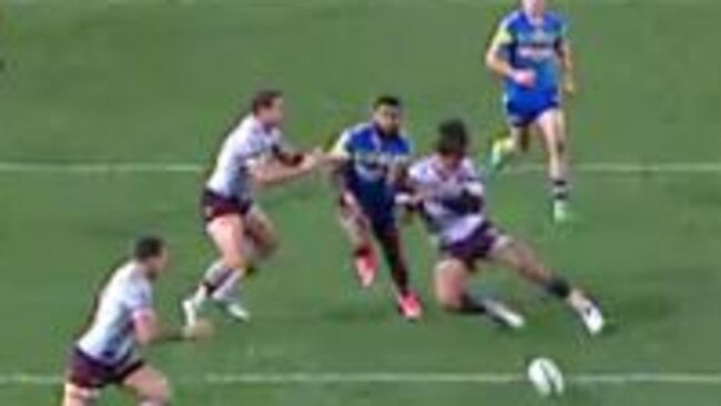 Blair threw himself into Michael Jennings’ legs.