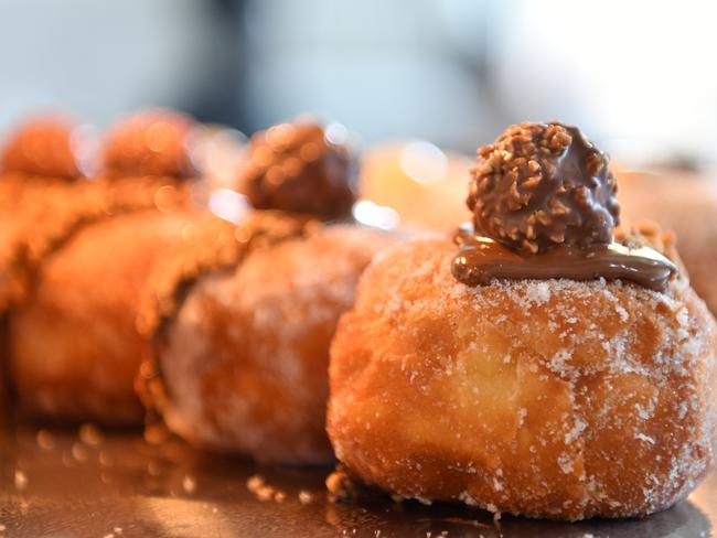 Tella Ball Dessert Bar became known for their Nutella doughnut. Picture: AAP Image/Joel Carrett