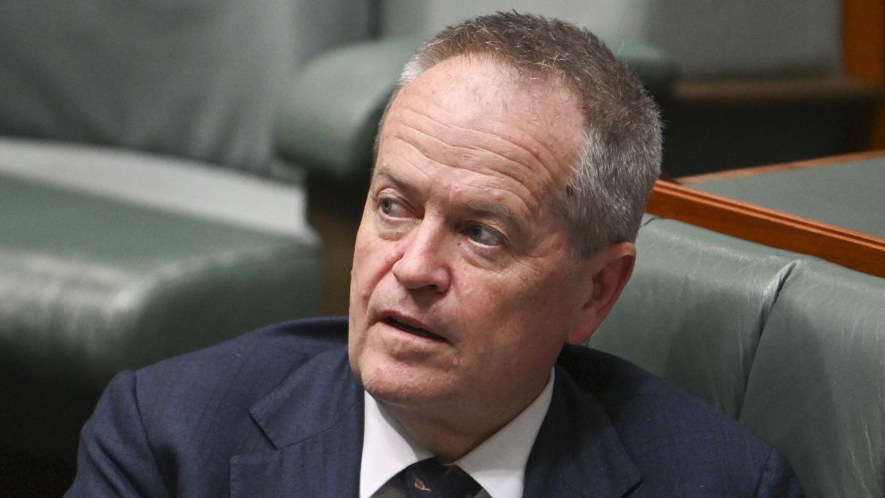 NDIS and Government Services Minister Bill Shorten during Question Time at Parliament House in Canberra. Picture: NewsWire / Martin Ollman