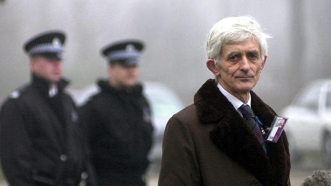 Dr Jim Swire, who lost his daughter Flora in the Lockerbie crash, pictured in 2001. Picture: AP