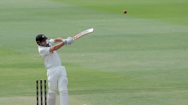 Marsh needs a big score before the end of the Shield season to strengthen his Ashes case. Picture: AAP