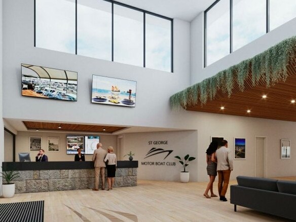 Official plans for a major $10m renovation - complete with fine dining restaurant overlooking more marina berths - to a popular venue in Sydneyâs south have been revealed.The proposal for St George Motor Boast Club  includes a ?marina expansion, ?alterations and additions to the existing club, demolition works andÂ construction of a new carpark atÂ 2 Wellington St, Sans Souci.The Sydney South Planning Panel has received the development application and will assess it with a determination yet to be made. Picture: Supplied