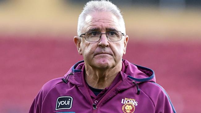 ADELAIDE, AUSTRALIA - JUNE 22:   Chris Fagan, Senior Coach of the Lions after the round 15 AFL match between Port Adelaide Power and Brisbane Lions at Adelaide Oval, on June 22, 2024, in Adelaide, Australia. (Photo by Mark Brake/Getty Images)