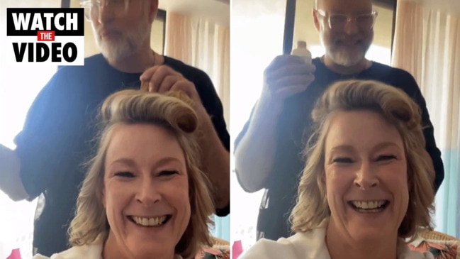 Leigh Sales jokes about hair styling process during Logies prep 