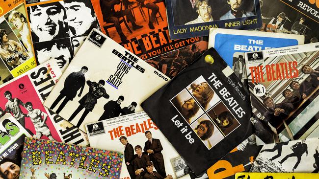 Vinyl music by The Beatles continues to be popular with collectors.