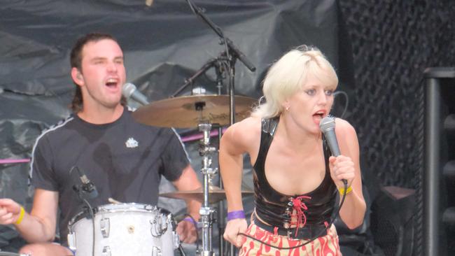 Amyl and the Sniffers performing. Picture: Mark Wilson