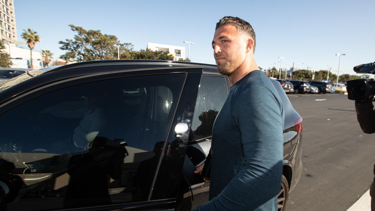 South Sydney assistant coach Sam Burgess leaves the club on Wednesday. Picture: Julian Andrews