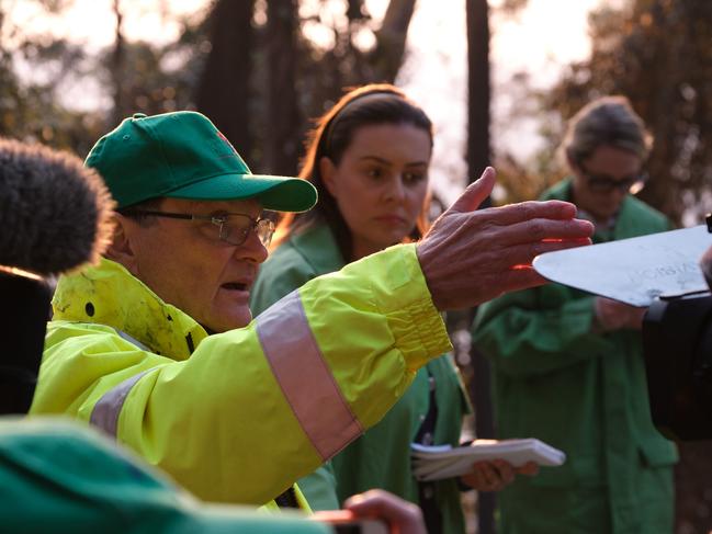 Photos from the ruins of Binna Burra Lodge in the hinterland after devastating bushfires. Photo: Andrew Wills
