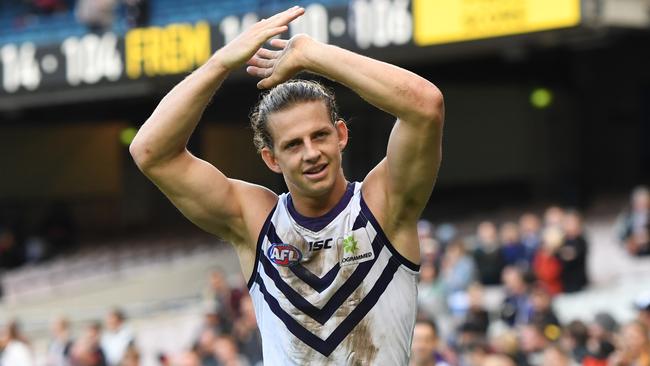 Where will Nat Fyfe play in 2017? Picture: AAP