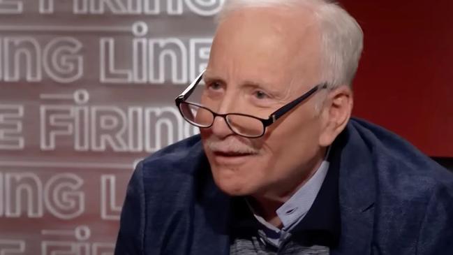 Richard Dreyfuss condemned the inclusivity changes that will be implemented for next year’s Oscars. Picture: Firing Line with Margaret Hoover