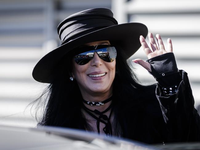 Life after glove: Cher lands in Syndey on Wednesday. Photo by Brook Mitchell/Getty Images