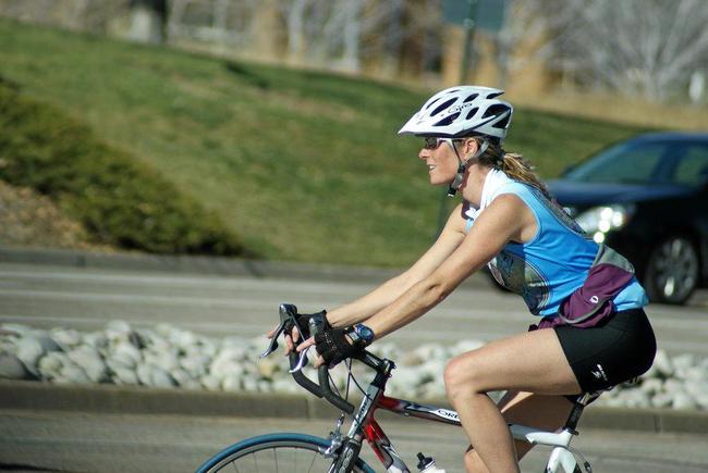 GLOVES ON: Cyclists might still be in shorts but full gloves are needed on these cooler morning commutes. Picture: Supplied