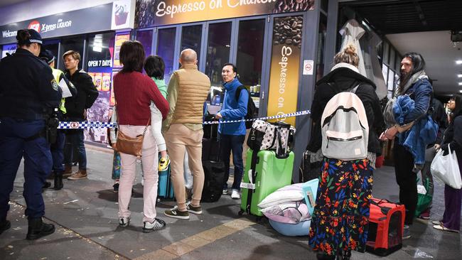 They forced out of their homes on Friday night. Picture: Flavio Brancaleone