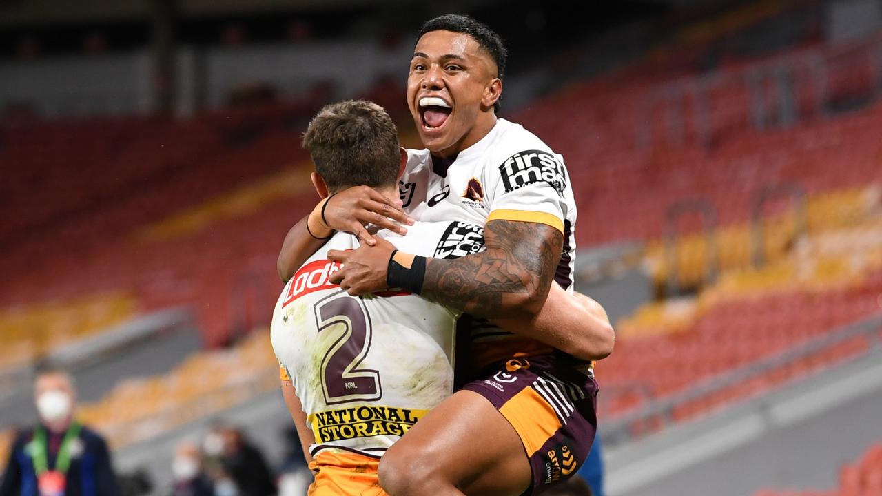 Tesi Niu is set to secure an upgraded deal at the Broncos. Picture: NRL Images