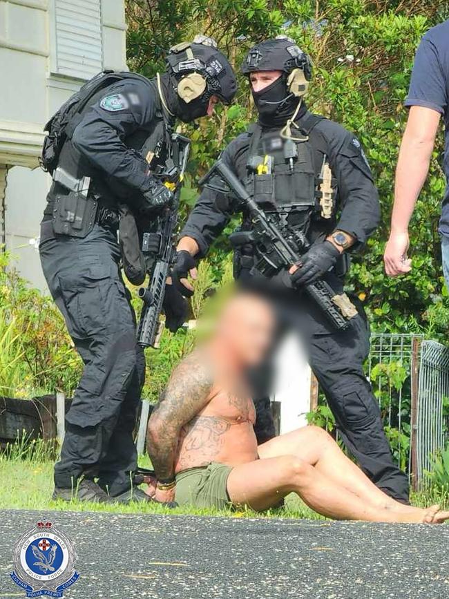 White was hit with nine charges after police raided a Murwillumbah property. Picture: NSW Police.