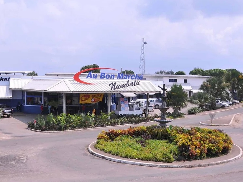 An Au Bon Marche supermarket in Vanuatu. Picture: Supplied