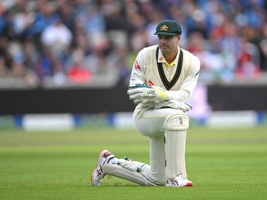 Alex Carey has opened up on the chilling threats he received after the Jonny Bairstow incident. Picture: Getty
