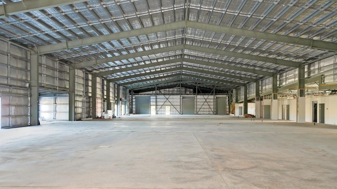 The building had 2,216 sqm completed.