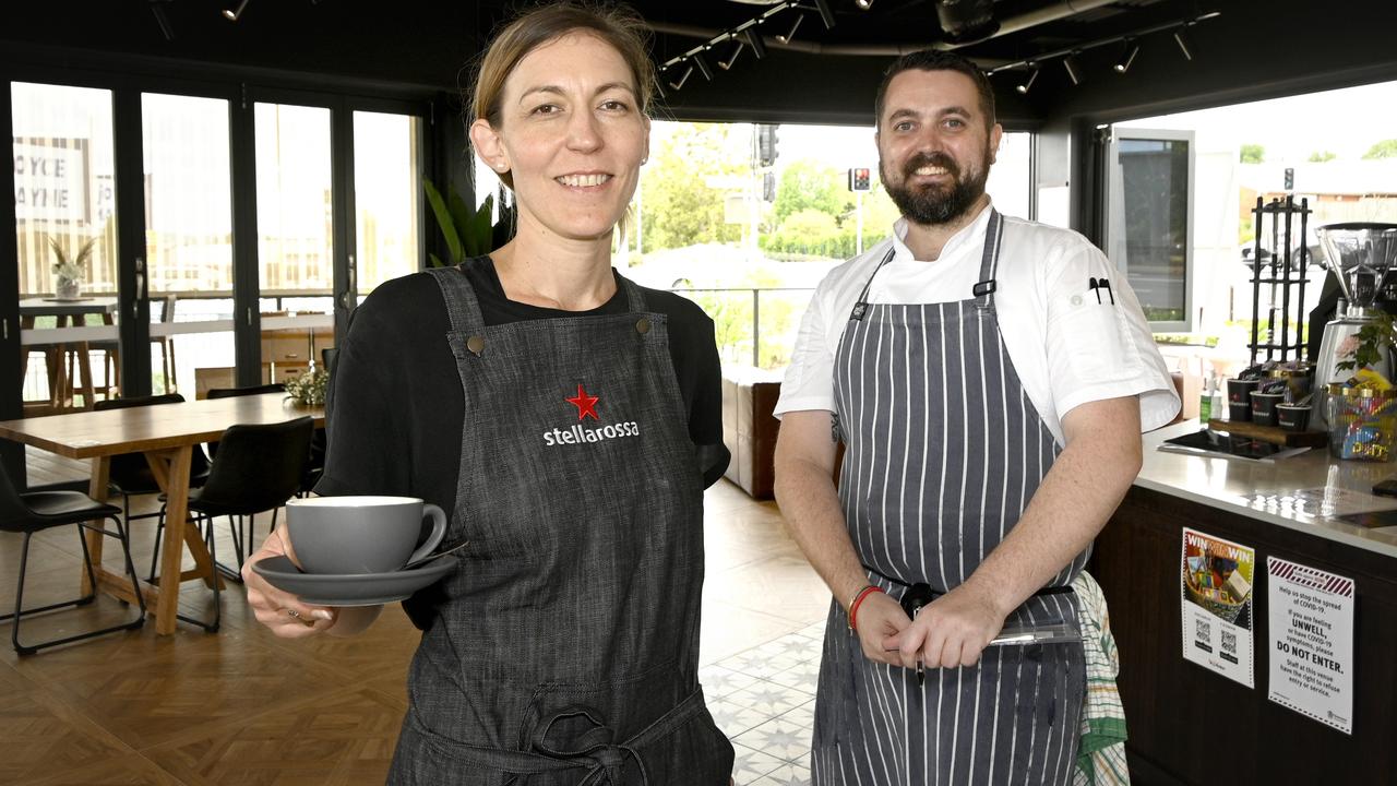 Stellarossa has opened on Ruthven Street in front of Inspire South Central, Bernoth Centre. Helaina Bench – director with Todd Johnson head chef.