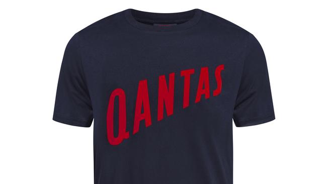 Prices for the Qantas leisurewear start at $150 for a T-shirt. Picture: Supplied