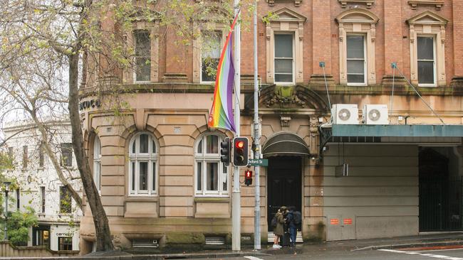 The Cat’s Meow bar on Oxford Street, Darlinghurst – where the Alameddines had hoped to host a birthday bash. Picture: Tim Pascoe