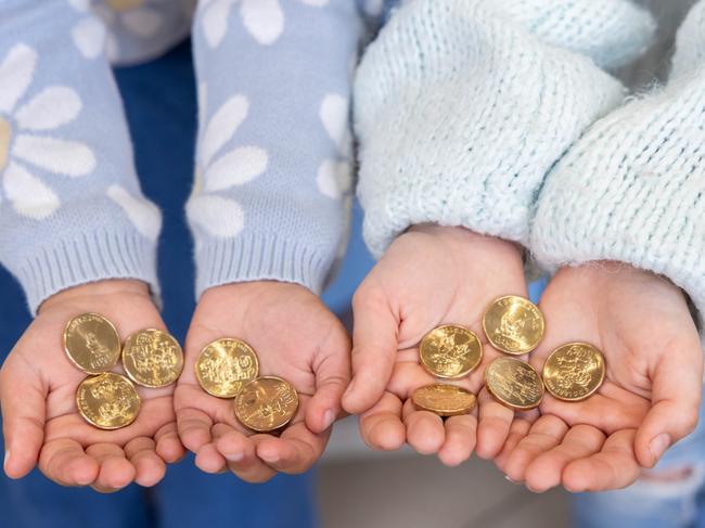 Australia Post has released a Bluey Dollarbuck coin collection in partnership with the Royal Australian Mint and BBC Studios. Picture: Supplied