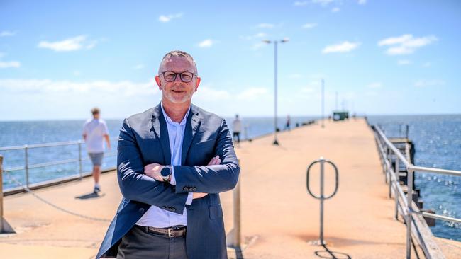 Yorke Peninsula Mayor Darren Braund at Edithburgh jetty. Picture: Supplied