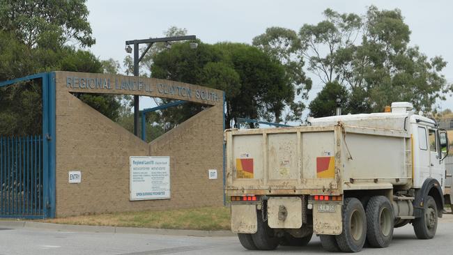 Damian Coad is one of many people in Clayton that has been complaining of the smell fromt he Clayton South Regional Landfill. photo by Susan Windmiller