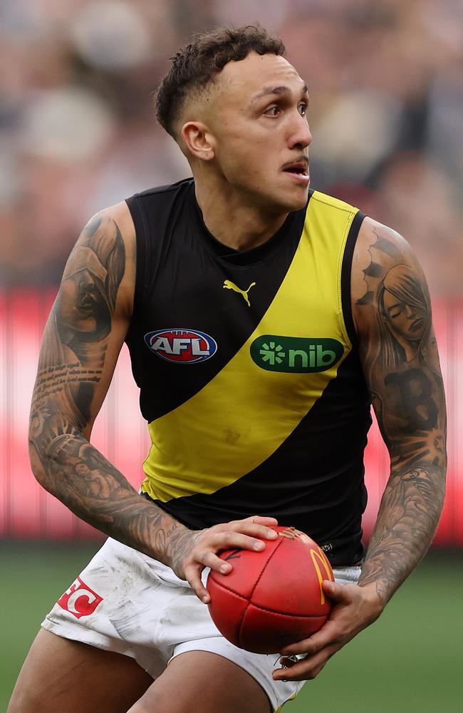 Fremantle is rumoured Shai Bolton of the Richmond Tigers in action. Picture: Mark Stewart