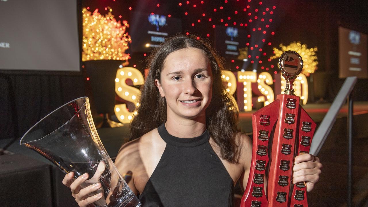 Sienna Deurloo was named the 2022 Sports Darling Downs Junior Sports Star of the Year. Picture: Nev Madsen.