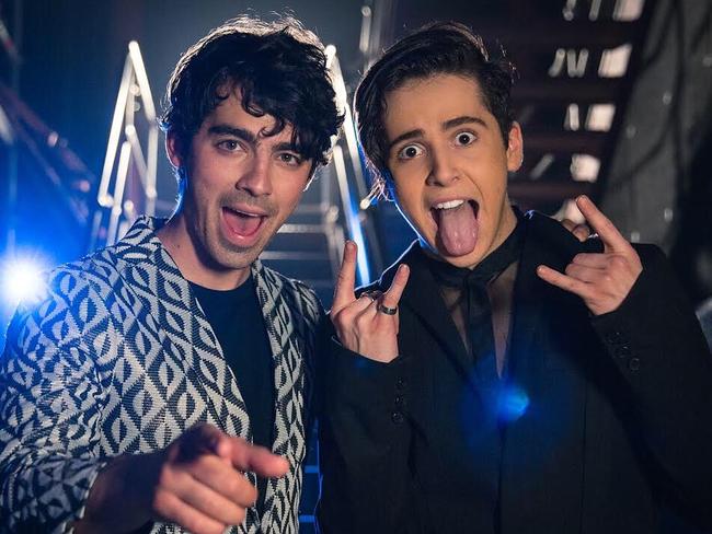 Joe Jonas embraced his role as new judge on The Voice. His contestant Aydan made it to the semi finals. Picture: Instagram