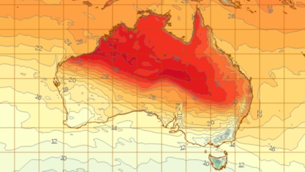 The state set for end of winter scorcher