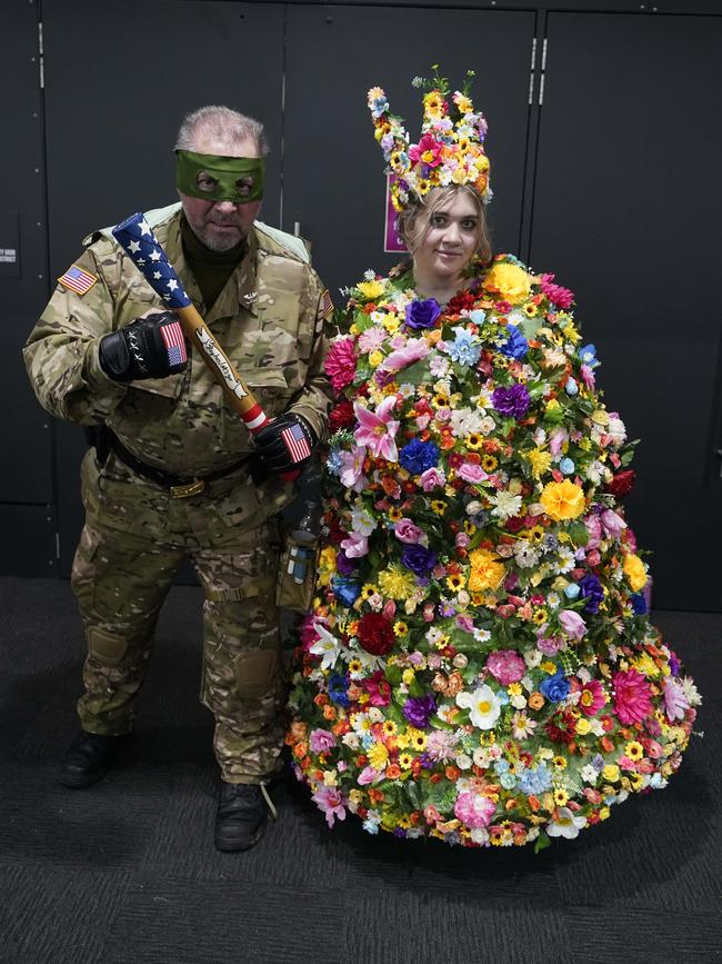 OZ Comic-Con Gallery. OZ comic at Melbourne Exhibition and Convention Centre. Peter Wright and Journey Wright. Picture: Valeriu Campan