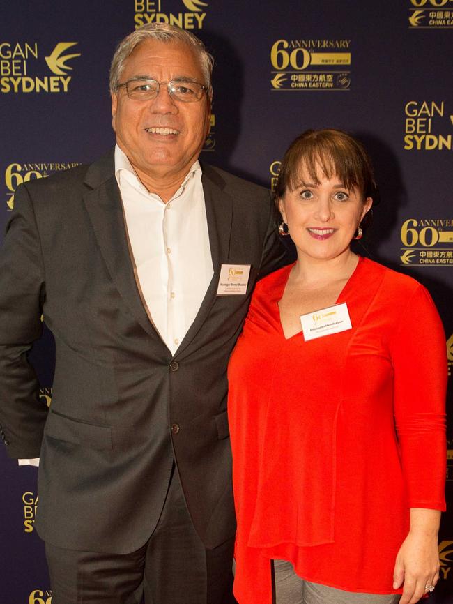 Warren Mundine and wife Elizabeth Henderson in 2016.