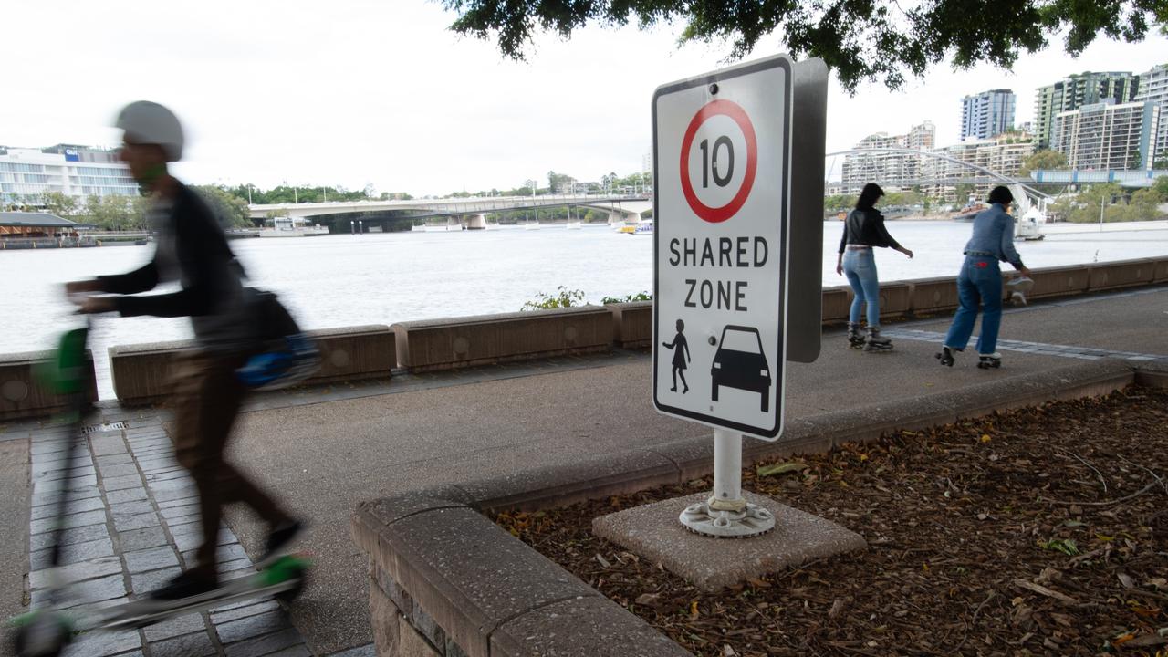 A study of e-scooter presentations at Metro North Hospital and Health Service shows 16 per cent of people injured weren’t wearing helmets.