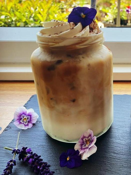 A large and aesthetically-pleasing iced coffees from Valerie's. Picture: Valerie’s Sunroom Instagram