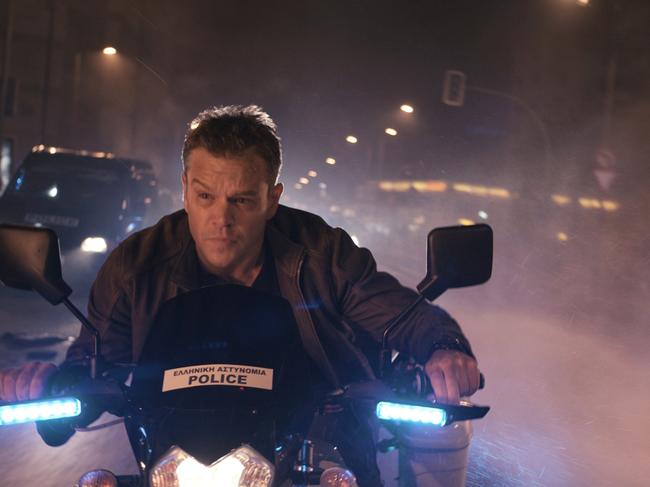 ‘Jax would kick his arse’ … Matt Damon, as Jason Bourne, may or may not agree.