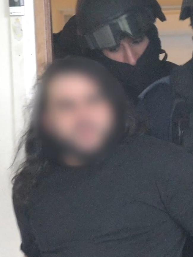 This man was arrested at his home. Picture: NSW Police