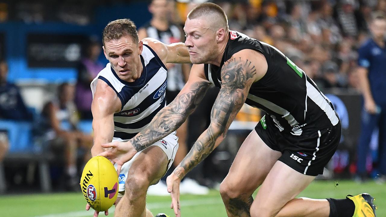 Jordan De Goey is one of five elite Magpies players. Picture: Quinn Rooney/Getty Images