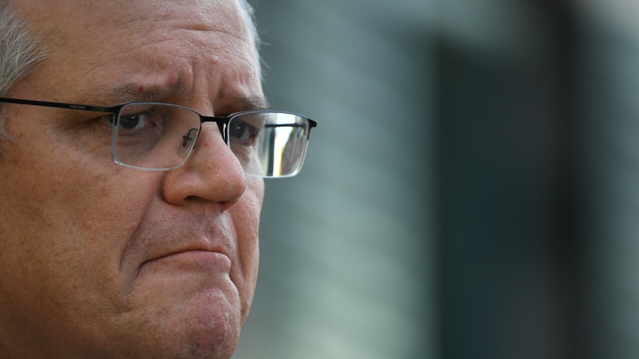 Scott Morrison doing a bit of 'offence after playing some defence'