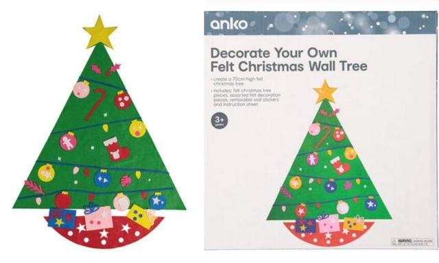 Download Kmart Typo Mum Spots Error On Decorate Your Own Felt Christmas Tree Kidspot 3D SVG Files Ideas | SVG, Paper Crafts, SVG File