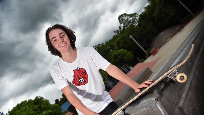 Coast 16-year-old Rylee Burgess has started up his own surf and skate clothing brand in Nambour and will be donating $1 per item to save the reef fund.