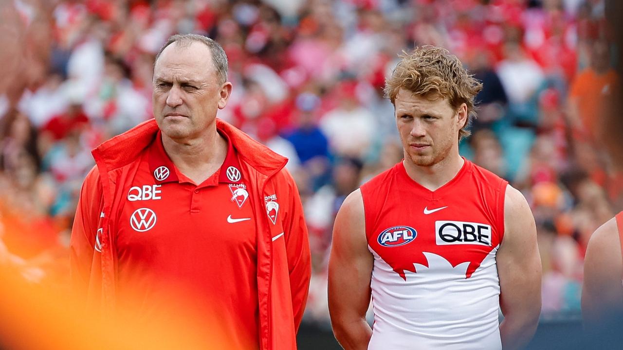 This is looming as a heartbreaking call. Photo by Dylan Burns/AFL Photos via Getty Images