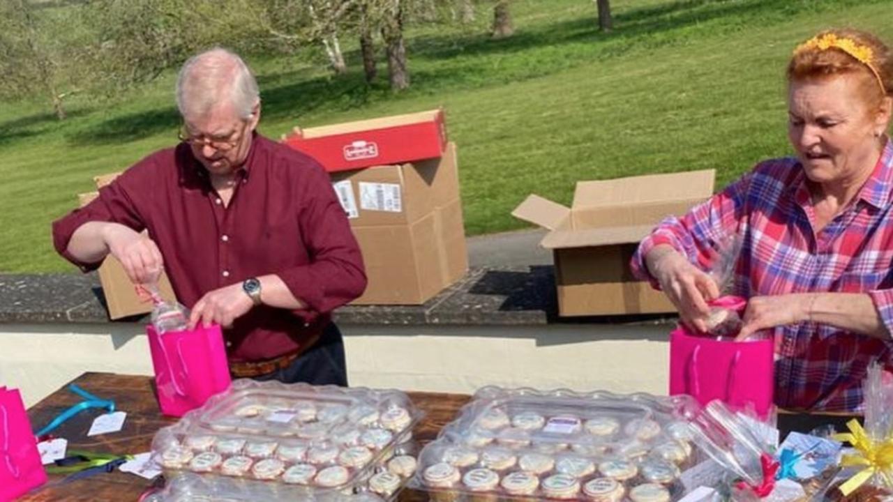 The packages included cupcakes and baked goods. Picture: Instagram/Antonia Marshall