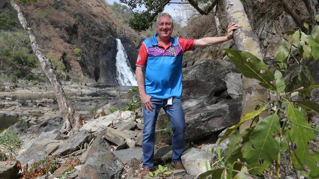 One year on, Wujal Wujal Primary Health Care Centre's Director of Nursing Vincent Connellan has recalled the night he spent trapped on the clinic's roof, caring for a young patient and his mother, as floodwaters rose around them. (Samuel Davis)